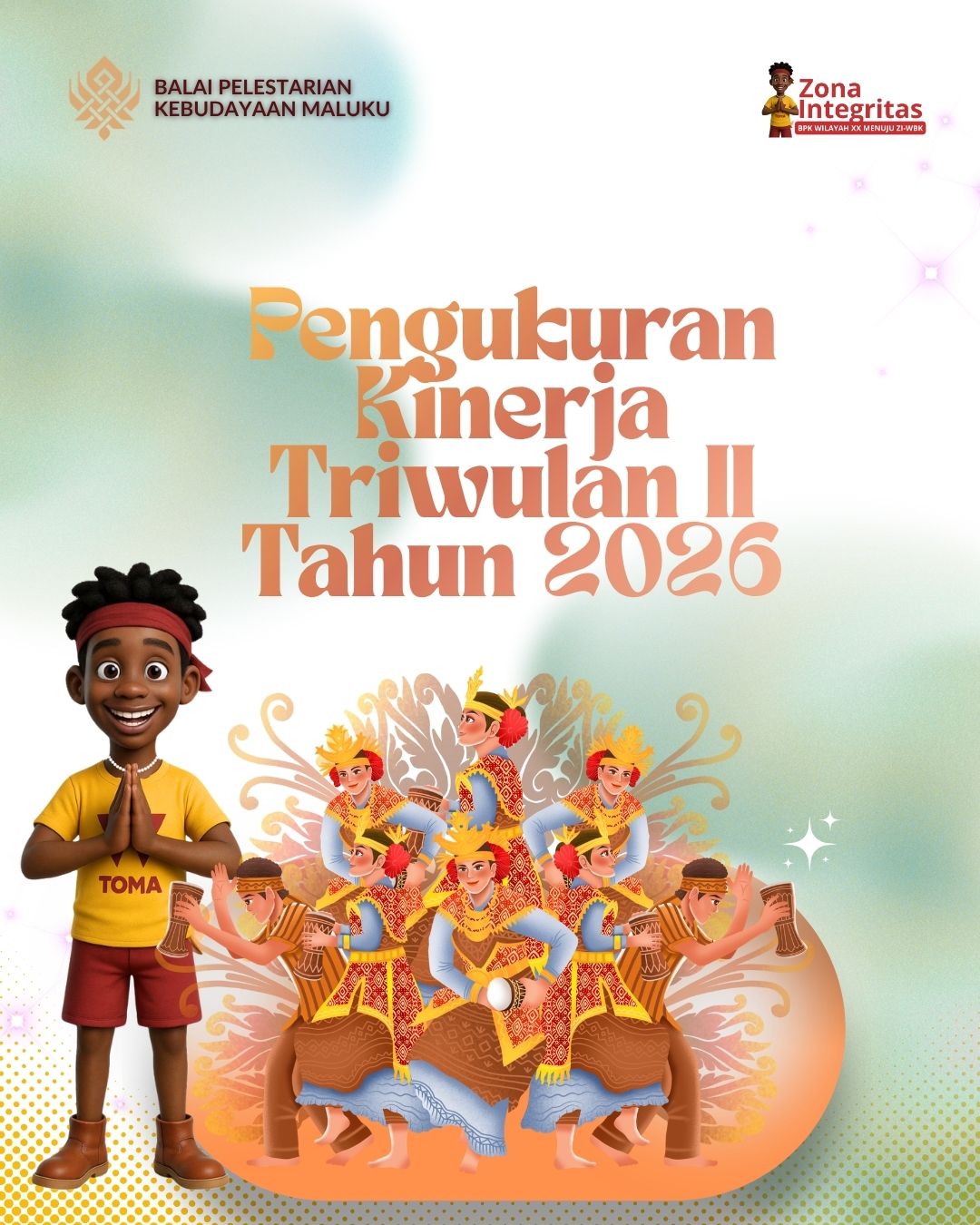 Cover Pengukuran Kinerja BP Kebudayaan Maluku Triwulan II Tahun 2026