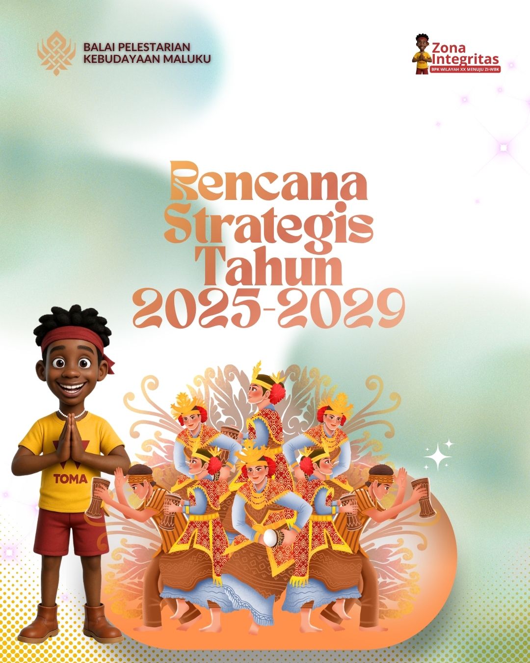 Cover Rencana Strategis BP Kebudayaan Maluku Tahun 2025-2029