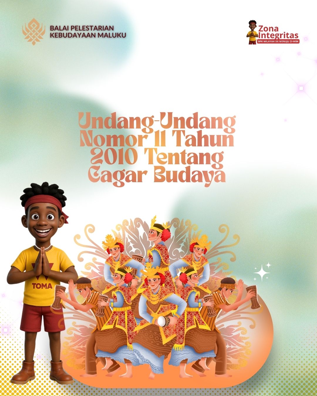 Cover Undang-Undang Nomor 11 Tahun 2010 Tentang Cagar Budaya