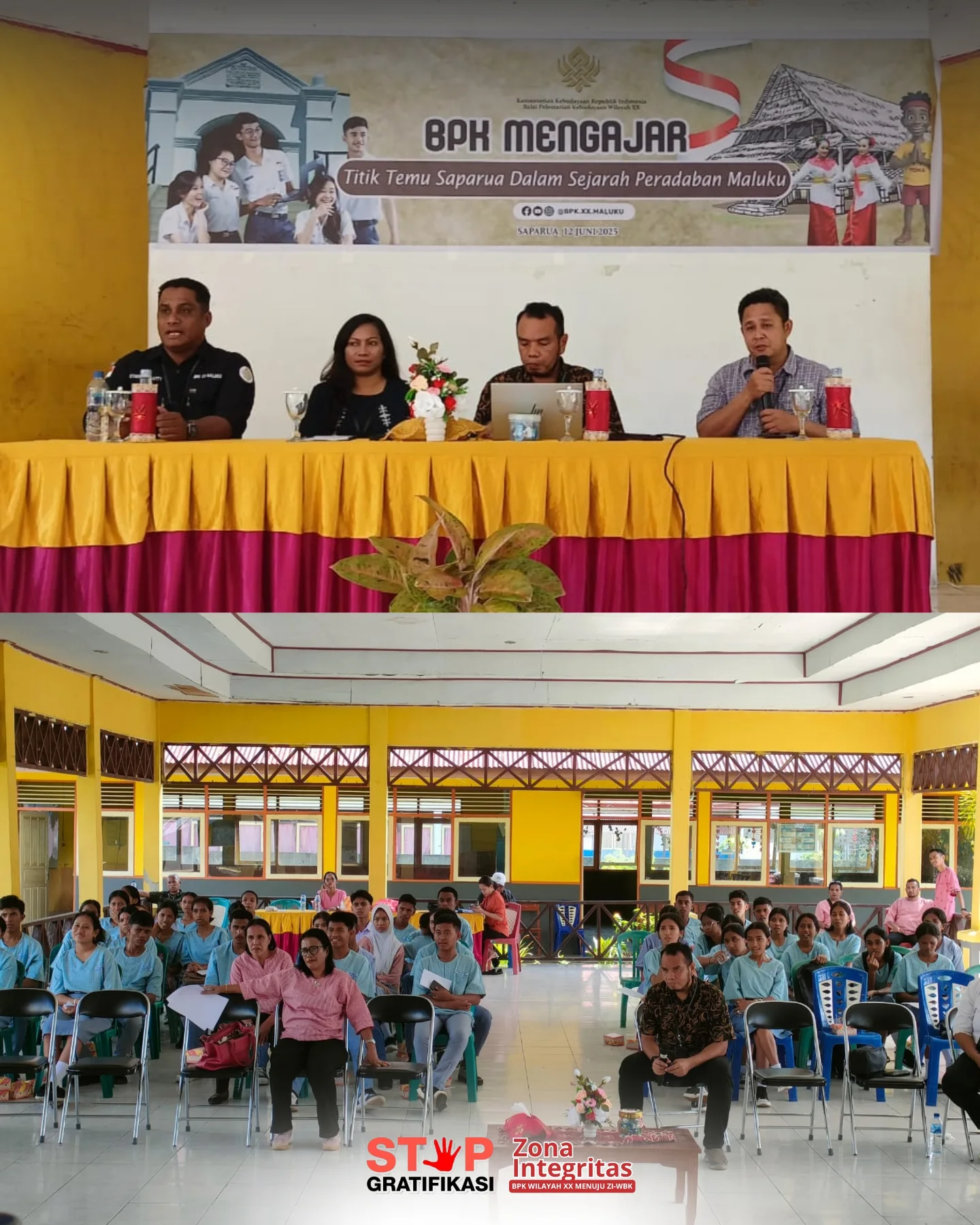Galeri BPK Wilayah XX Maluku Mengajar di SMA Negeri 7 Saparua