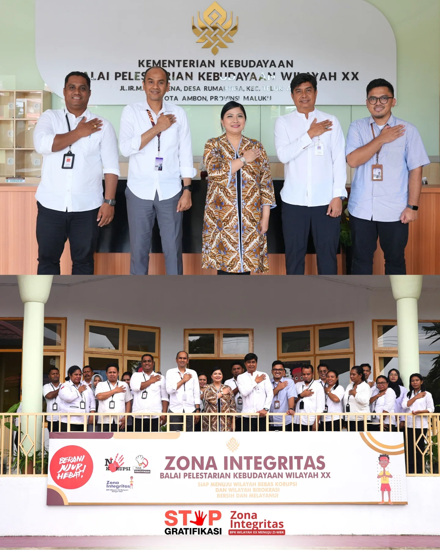 Galeri Kunjungan Kerja Inspektur Jenderal Kementerian Kebudayaan ke BPK Wilayah XX