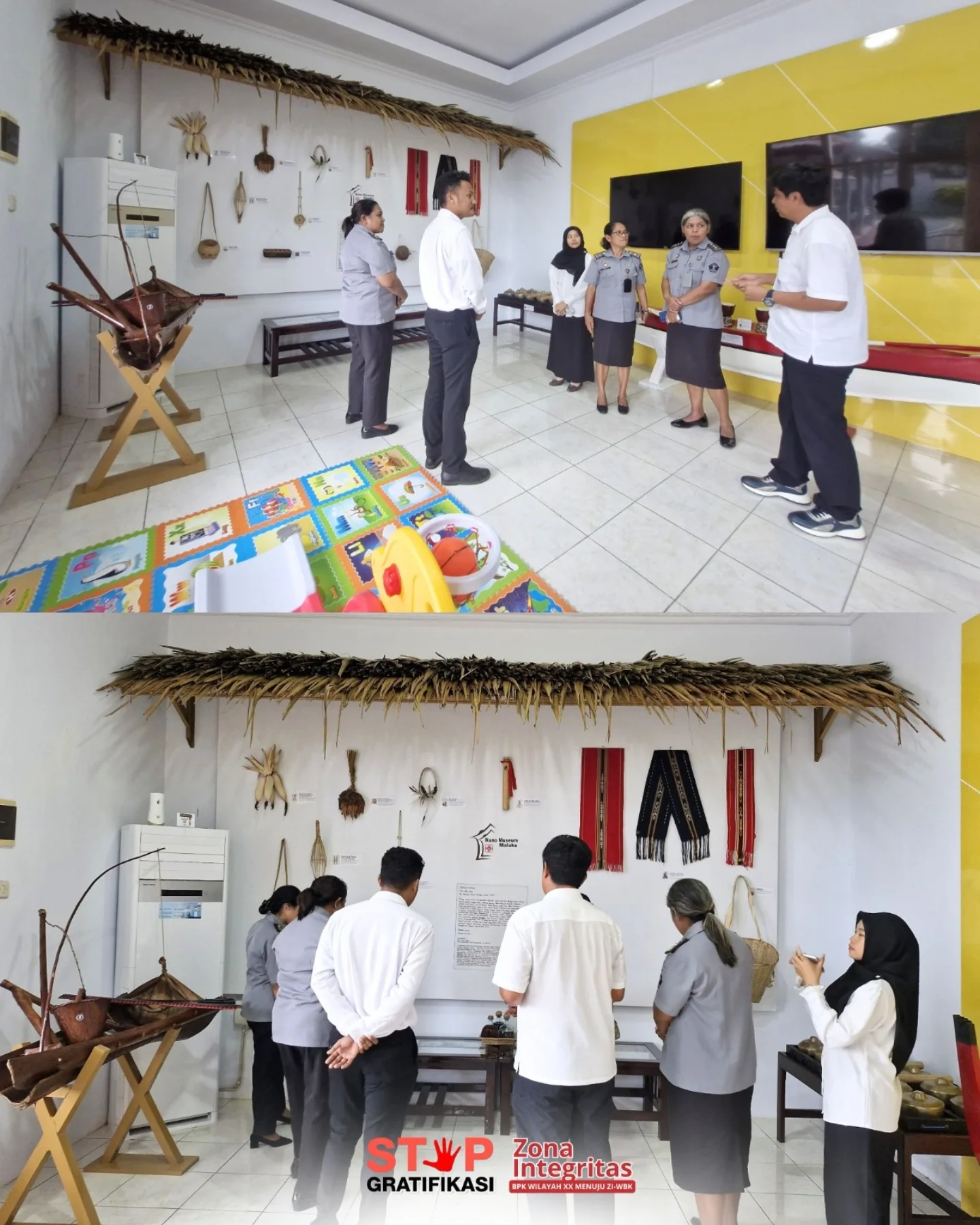 Galeri Sinergi BPK Wilayah XX dan Kanwil Kementerian Hukum Provinsi Maluku Bahas HKI  Budaya