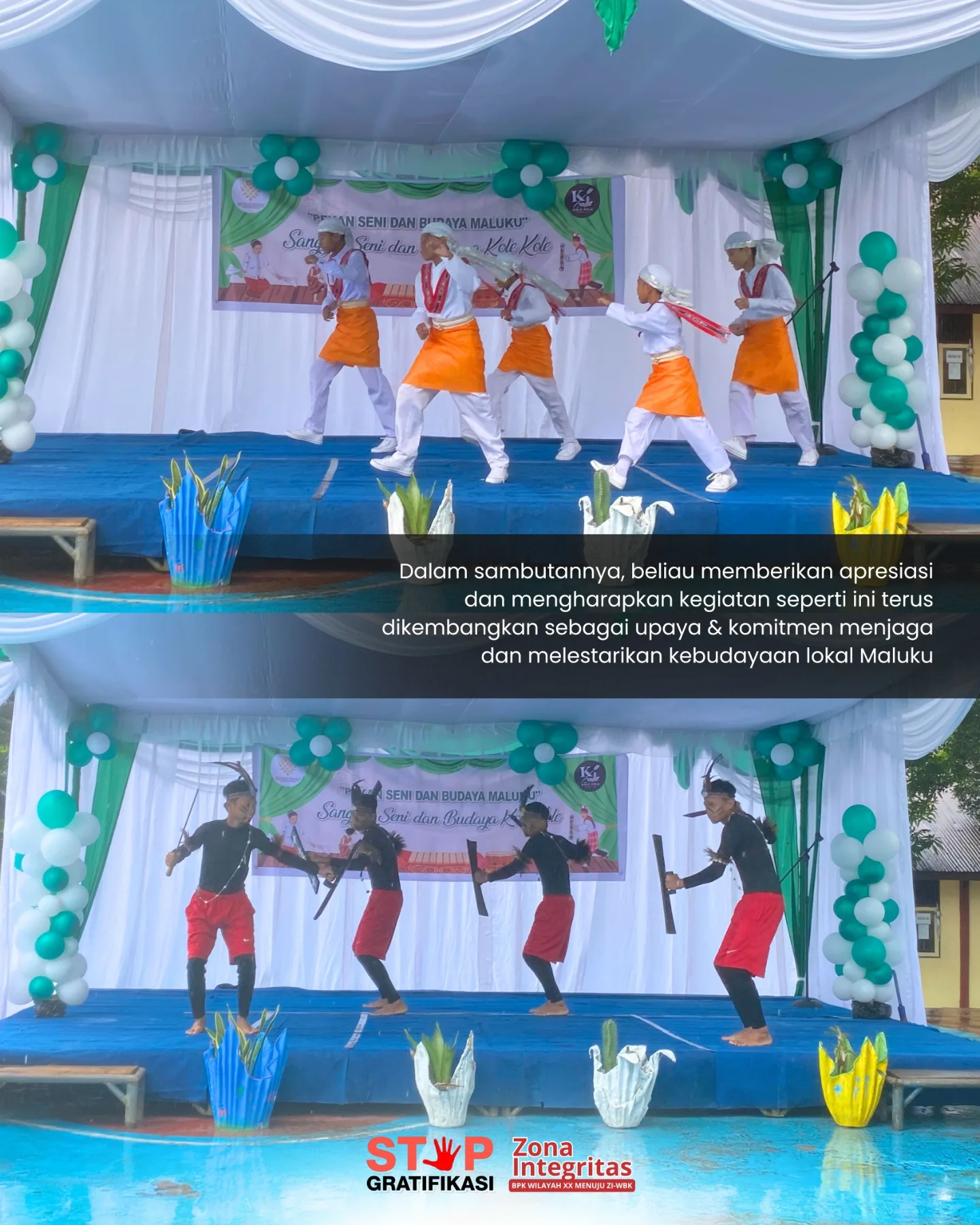 Galeri Pekan Seni dan Budaya yang diselenggarakan oleh Sanggar Kole-Kole