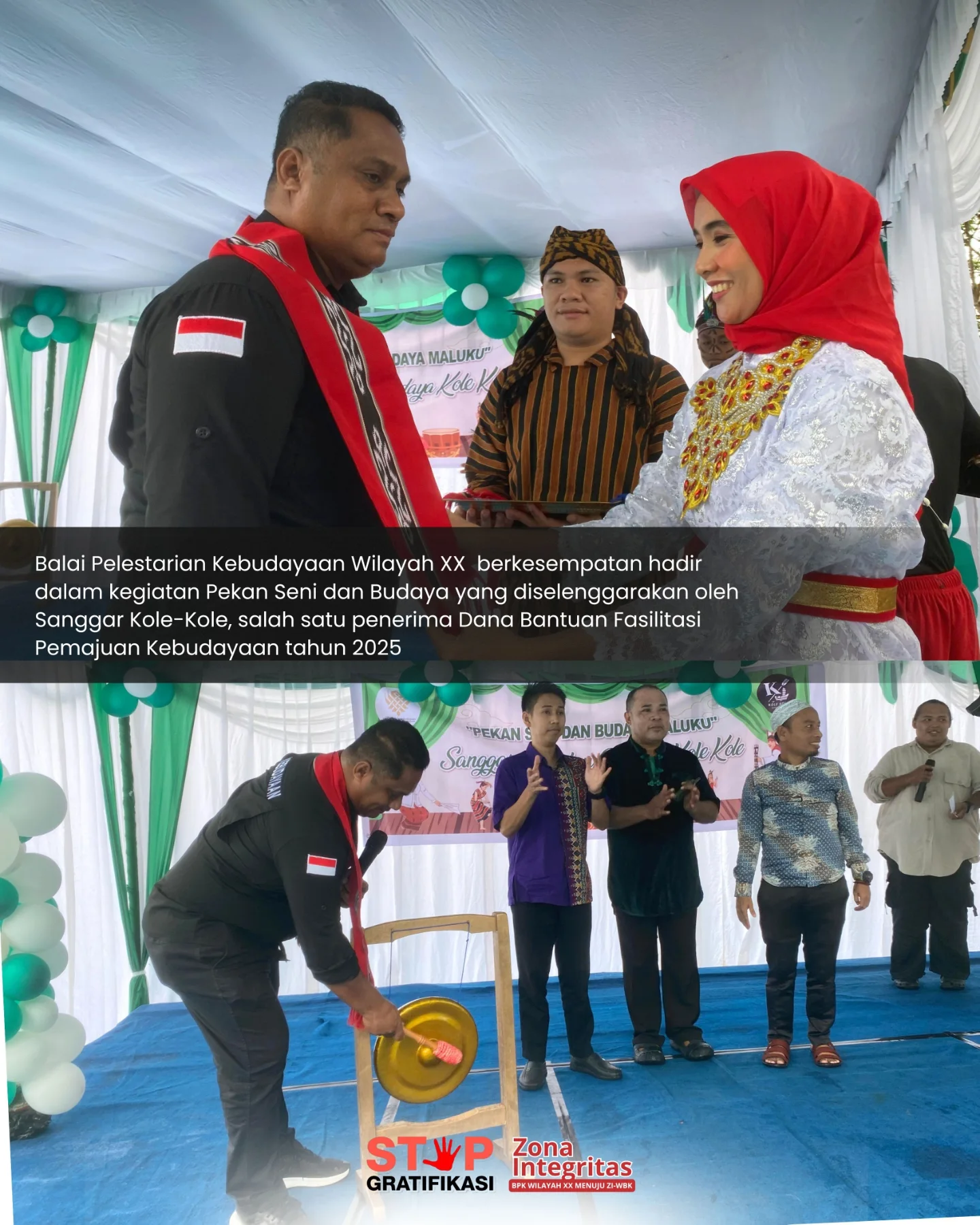 Galeri Pekan Seni dan Budaya yang diselenggarakan oleh Sanggar Kole-Kole