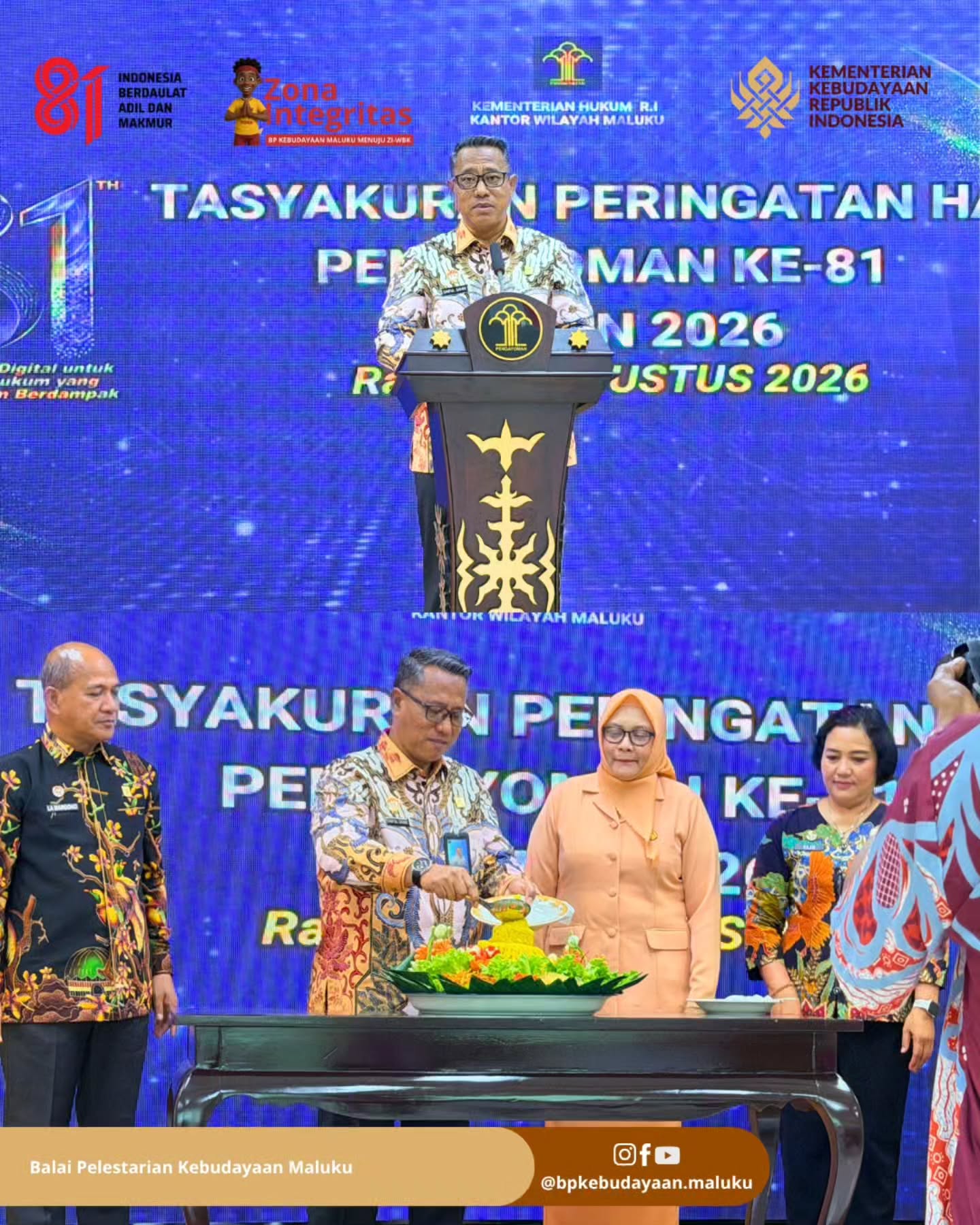 Galeri BP Kebudayaan Maluku Raih Penghargaan dan Perkuat Sinergi ZI-WBK
