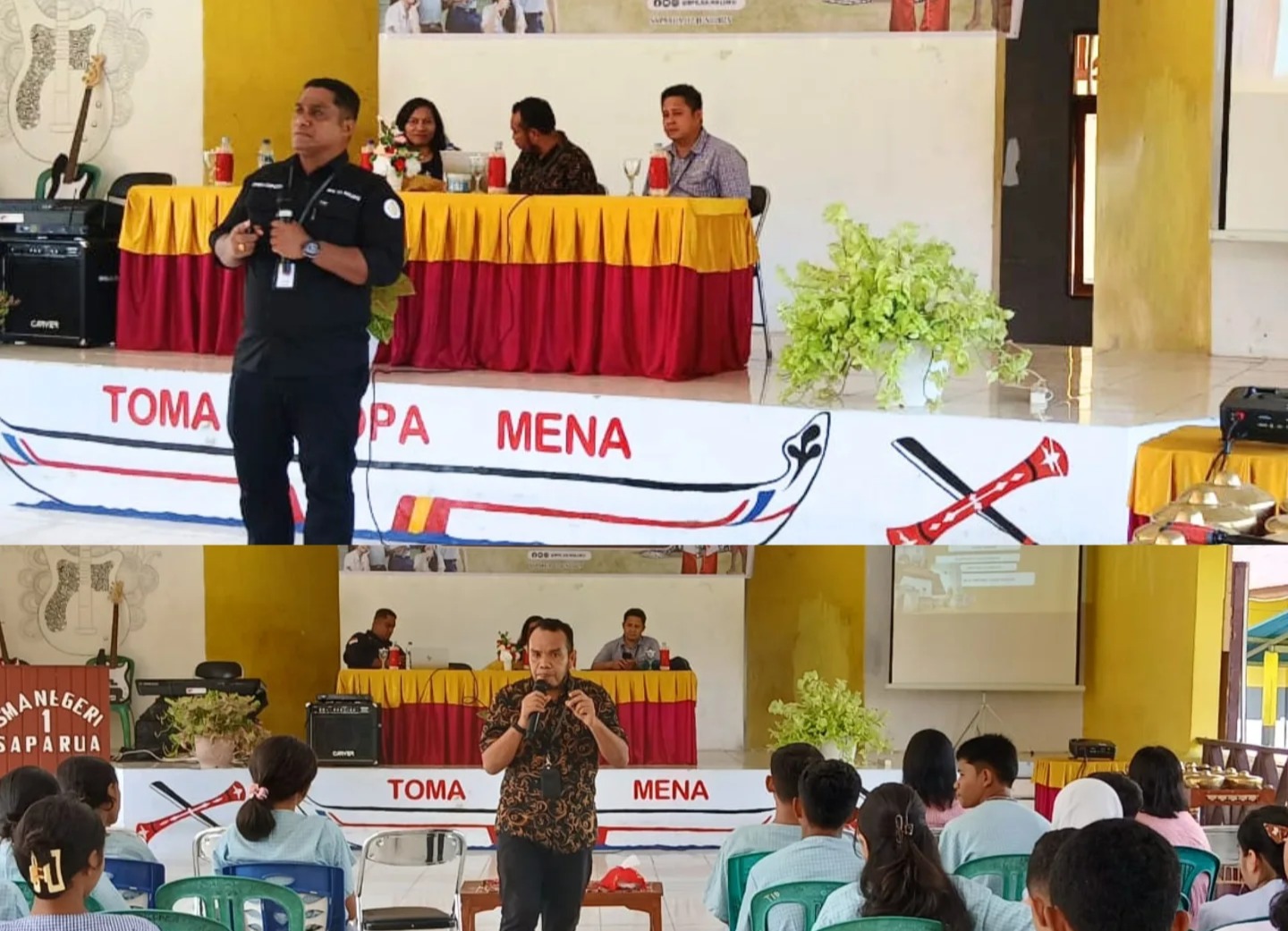 BPK Wilayah XX Maluku Mengajar di SMA Negeri 7 Saparua