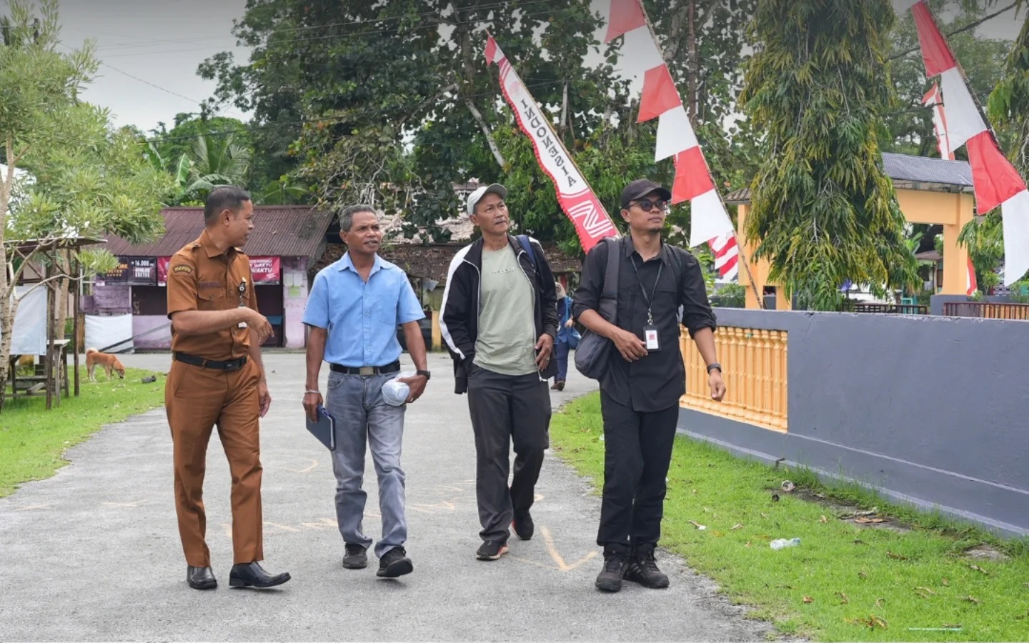 Tim Delineasi BPK Wilayah XX Lakukan Koordinasi dengan Pemerintah Kecamatan Saparua