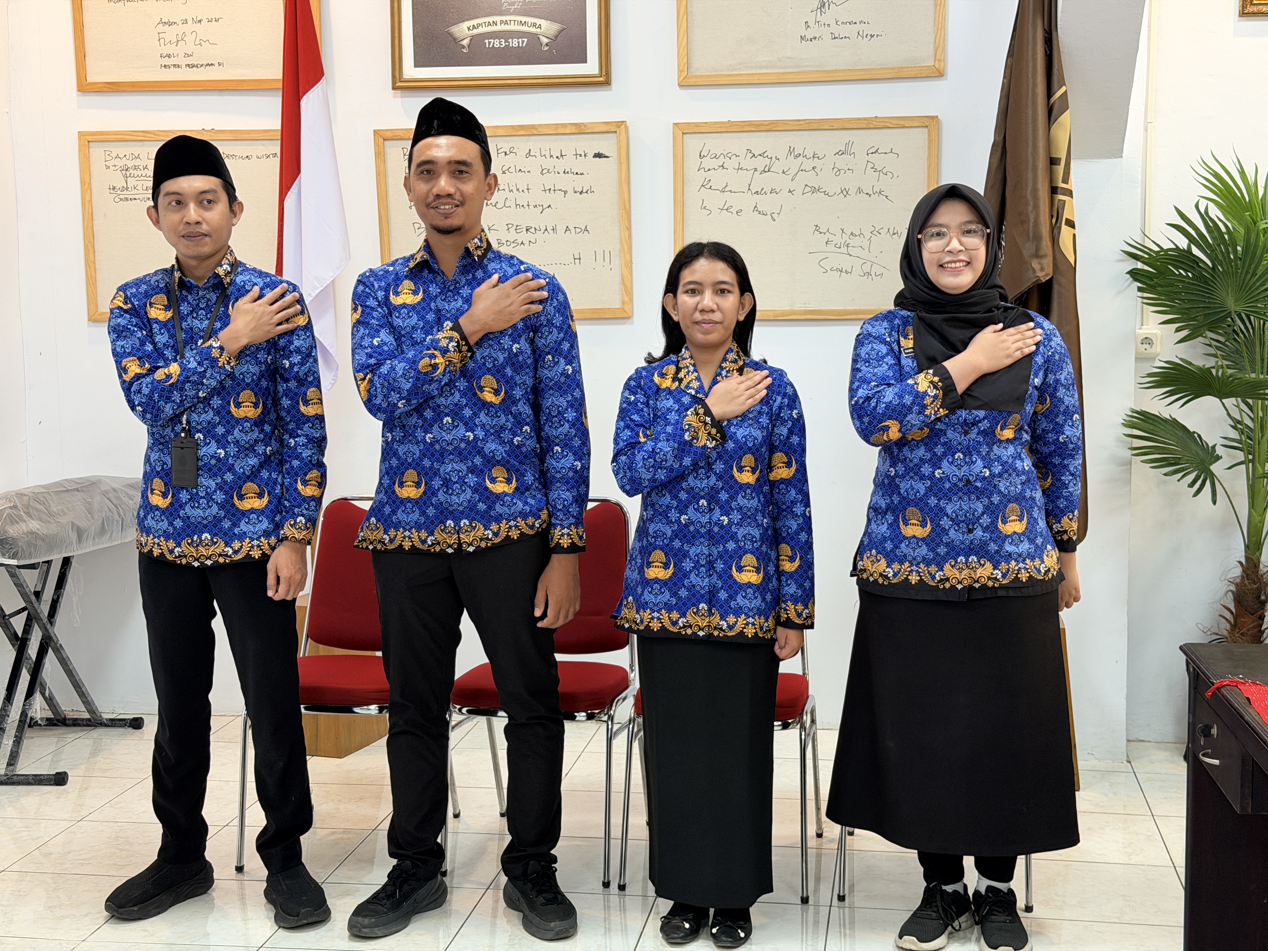 Pengangkatan Calon Pegawai Negeri Sipil Menjadi Pegawai Negeri Sipil di Lingkungan BP Kebudayaan Maluku